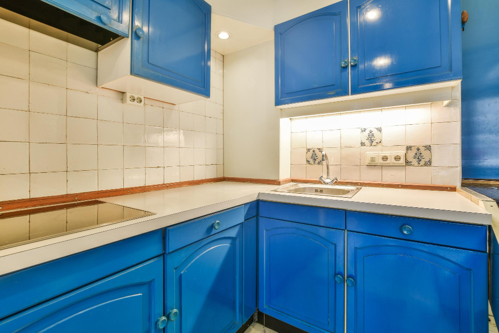 Kitchen cabinet painting in Burlington